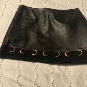 Leather skirt